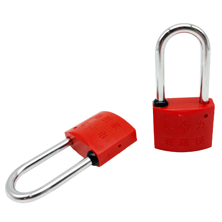 Cable Seal Lock Safety Plastic Seal Container Seal Locker Plastic Shell Padlock With Master Key