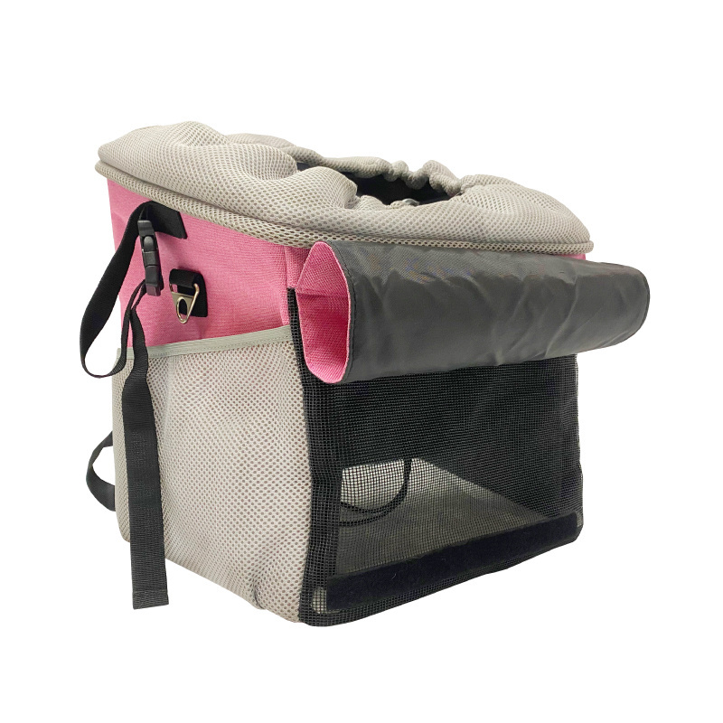 bike basket for dogs cats backpack carrier removeable folding pet bicycle front Basket