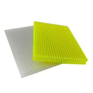 Wholesale 18mm multi-wall plastic insulated roof panels PC roofing panel polycarbonate clear roof panels