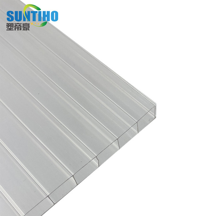 Wholesale 18mm multi-wall plastic insulated roof panels PC roofing panel polycarbonate clear roof panels