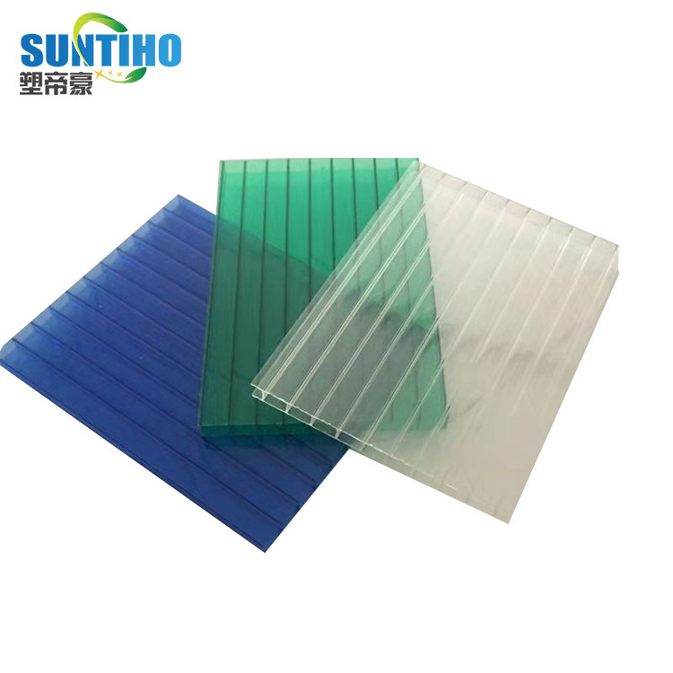 wholesale price uv protection pc roof panel greenhouse multi wall colors polycarbonate hollow roofing sheet