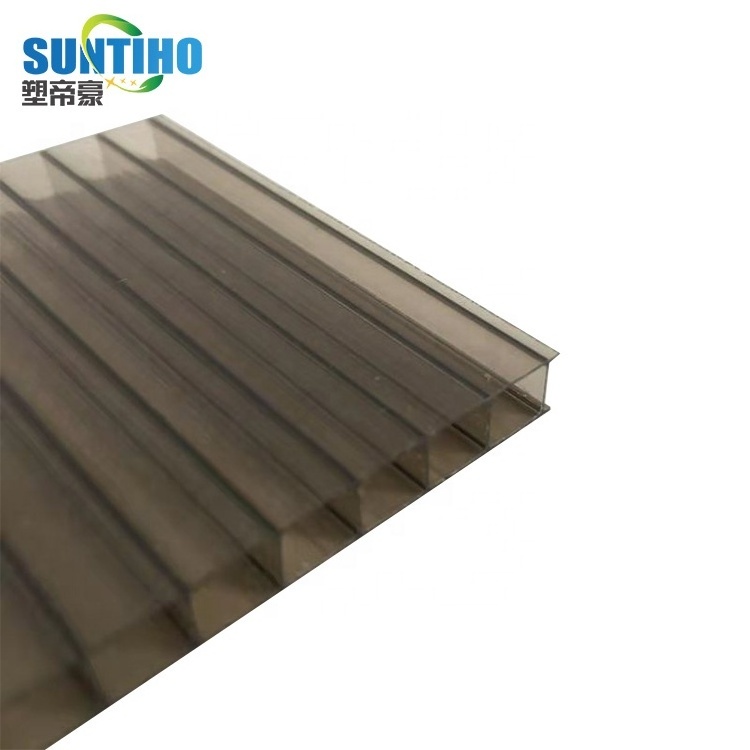 wholesale price uv protection pc roof panel greenhouse multi wall colors polycarbonate hollow roofing sheet