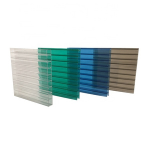 wholesale price uv protection pc roof panel greenhouse multi wall colors polycarbonate hollow roofing sheet