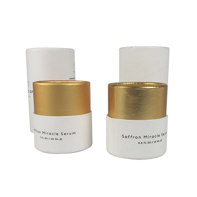 Custom Design natural cardboard tube packaging Luxury Round Perfume Bottle Paper Tube Packaging