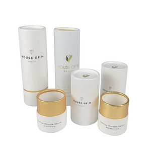 Custom Design natural cardboard tube packaging Luxury Round Perfume Bottle Paper Tube Packaging