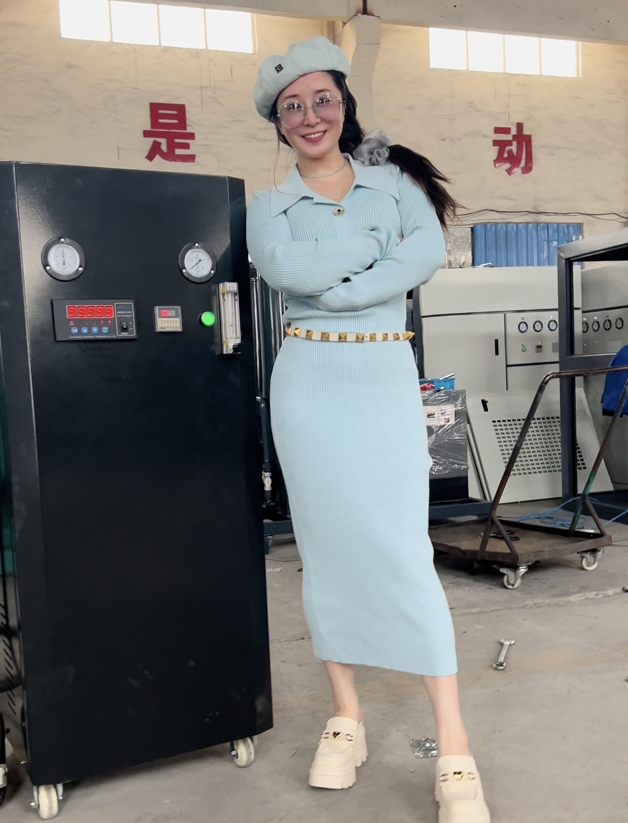 Nitrogen tyre filling machine vacuum nitrogen flushing sealing machine for food and beverage packing  China factory supply