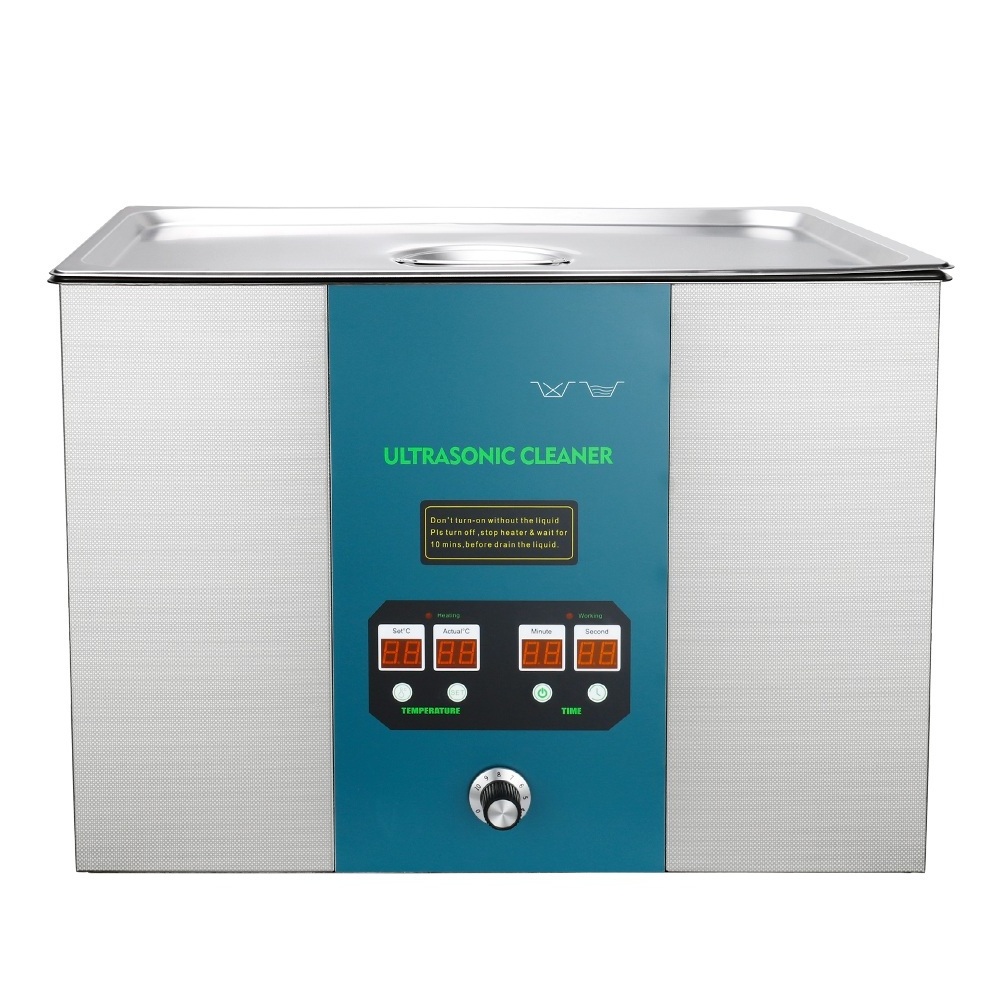 30L 10L Ultrasonic Cleaner Power Adjust LCD Screen Bath Temperature Heat Set DPF Degreaser Washing Low Noise