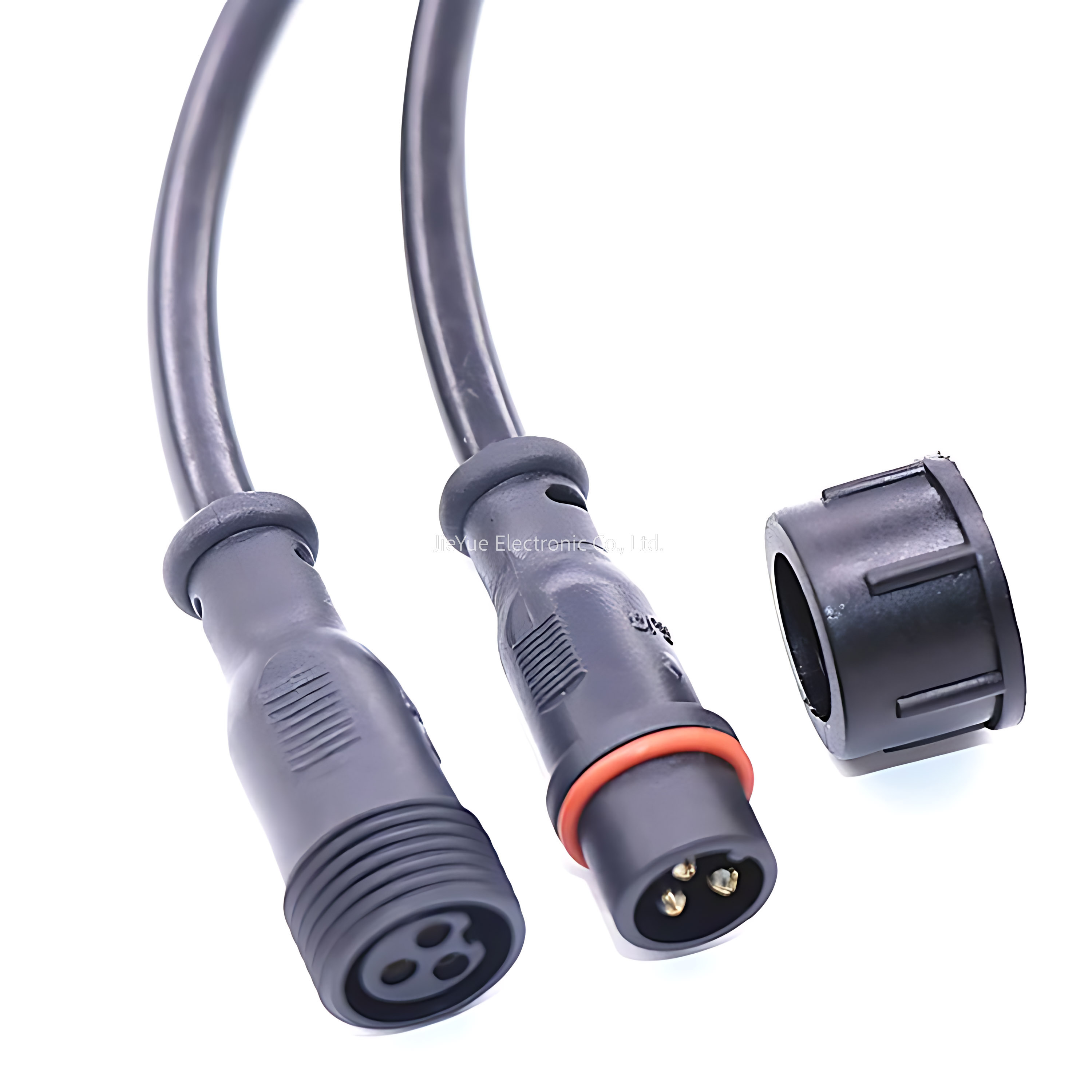 M6 M8 M10 M12 M16 M18 M20 Waterproof Connector 3 Pin 3 Core IP67 IP68 Female Male Plug LED Connector