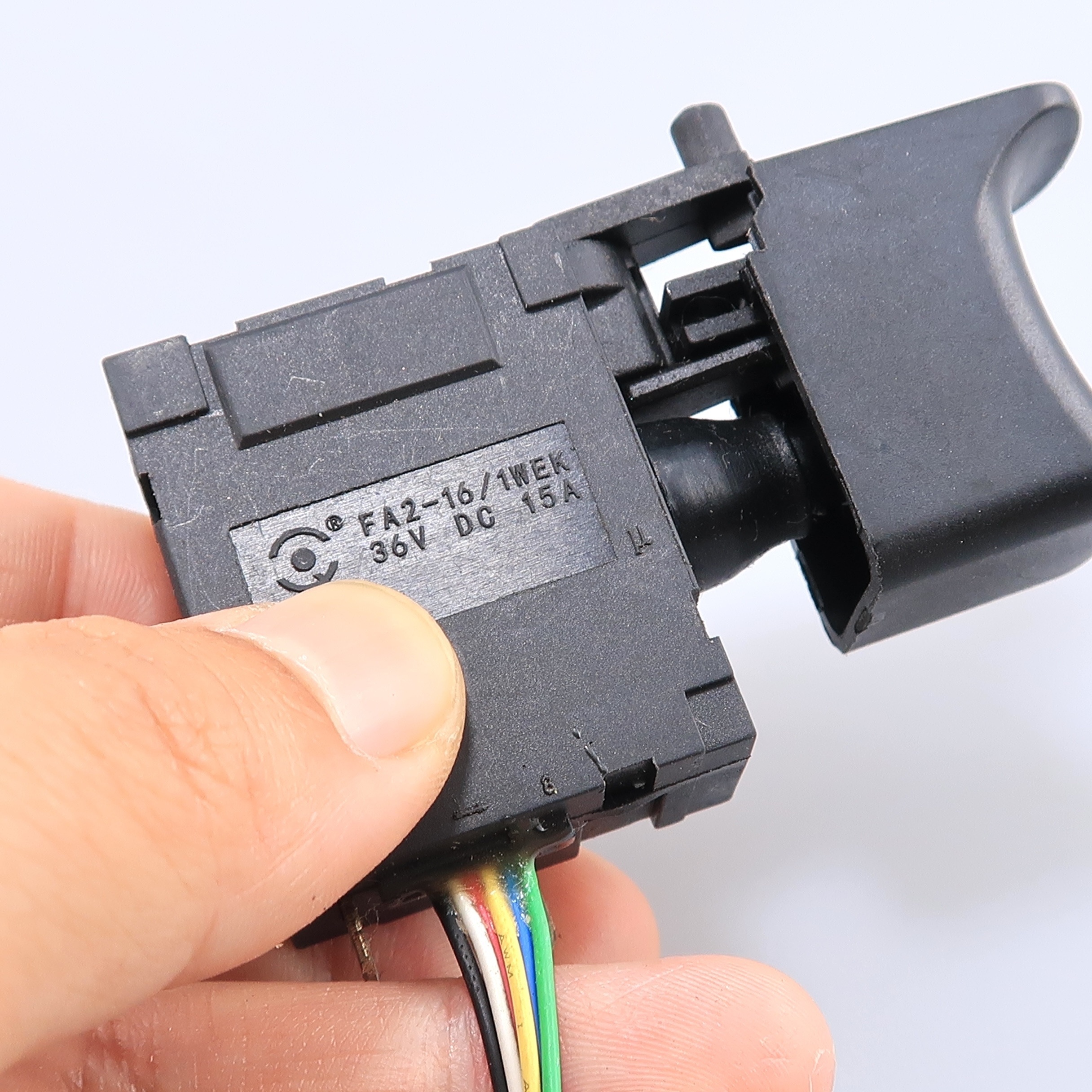 FA2-16/1WEK 36V DC 15A Speed Control Power Switch Electric Drill speed control Push Button power tool switch