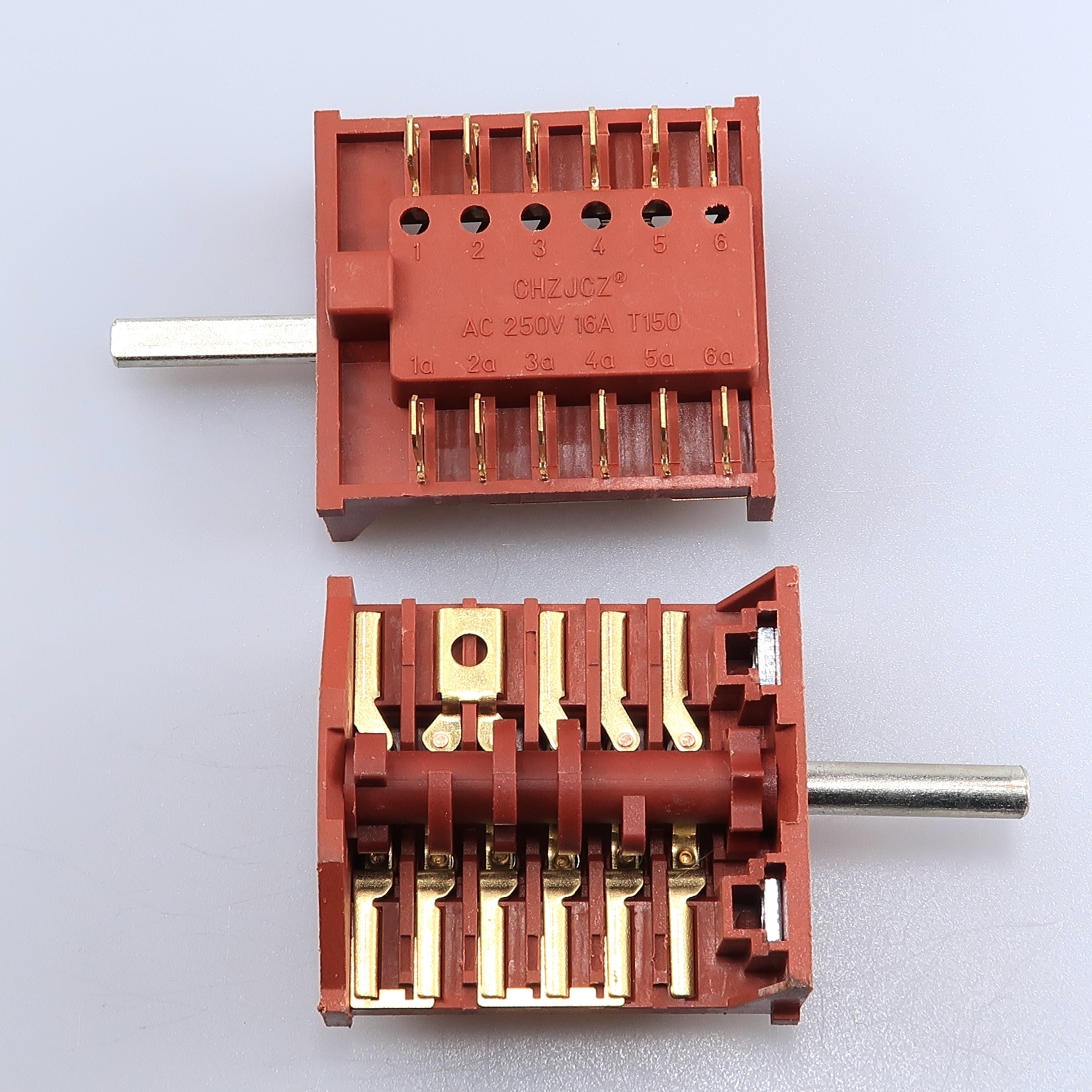 Rotary switch of oven switch Rotary Switches 16A 6pins 8pin 10pin for lamp, Hot Pot,fan,heater,electric oven ect