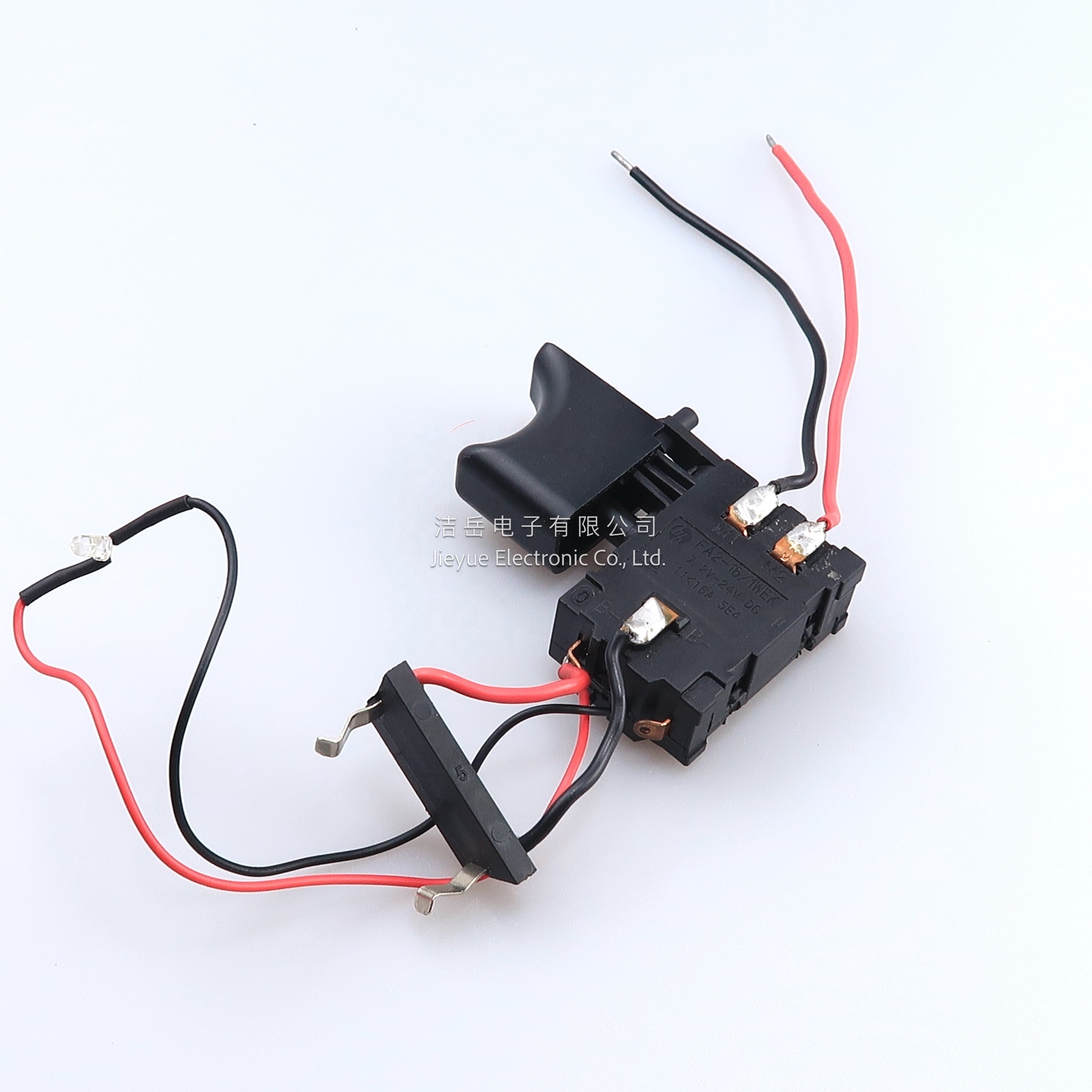 12V lithium rechargeable drill switch (small light) can be forward and reverse speed DC electric drill switch