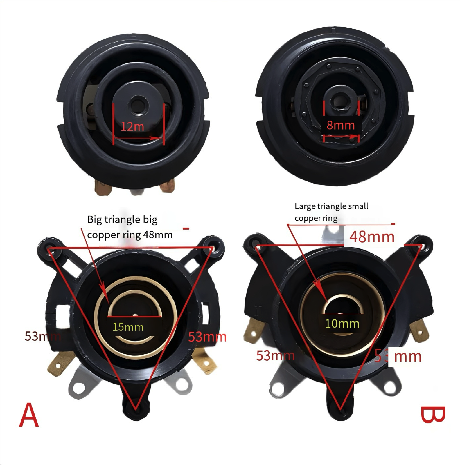 Commonly used electric kettle accessories kettle base thermostat switch connection coupler universal steam switch