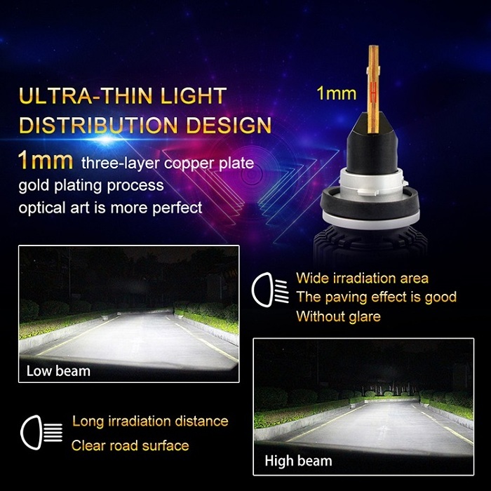 Bombilla LED H4 headlights car bulb h11. 9005 50W 9600LM LED H4 high low 6400 lumen led headlight bulb P16 h7