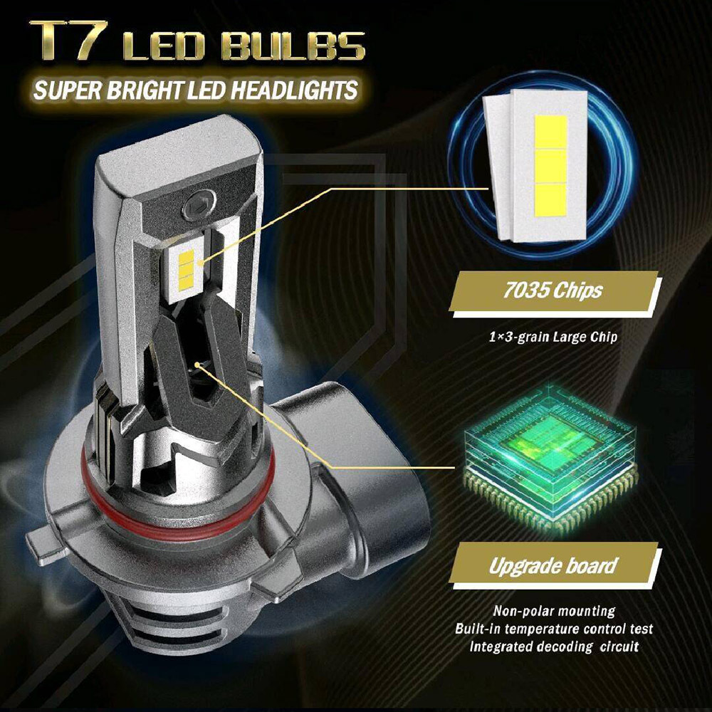 Factory 4800lm 30W PNP H7 9005 9006 Auto Car Led Light Motorcycle Bulb Perfect Replace Halogen H11 H8 H9 H4 Led Headlight