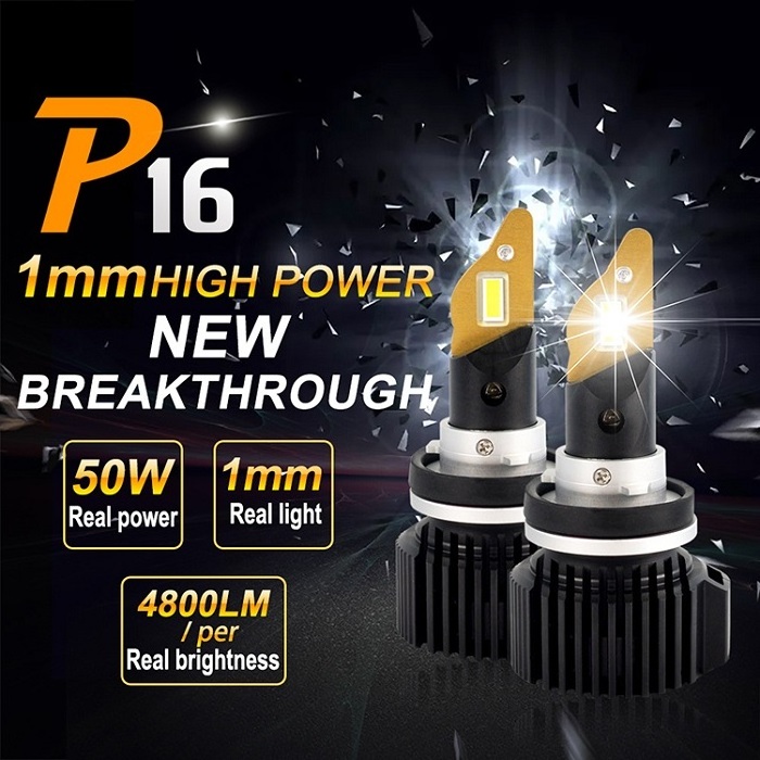 led headlights pro 6v 9v 12v 9005 9006 HB4 HB3 car ledheadlight bulb 100w 16000lm