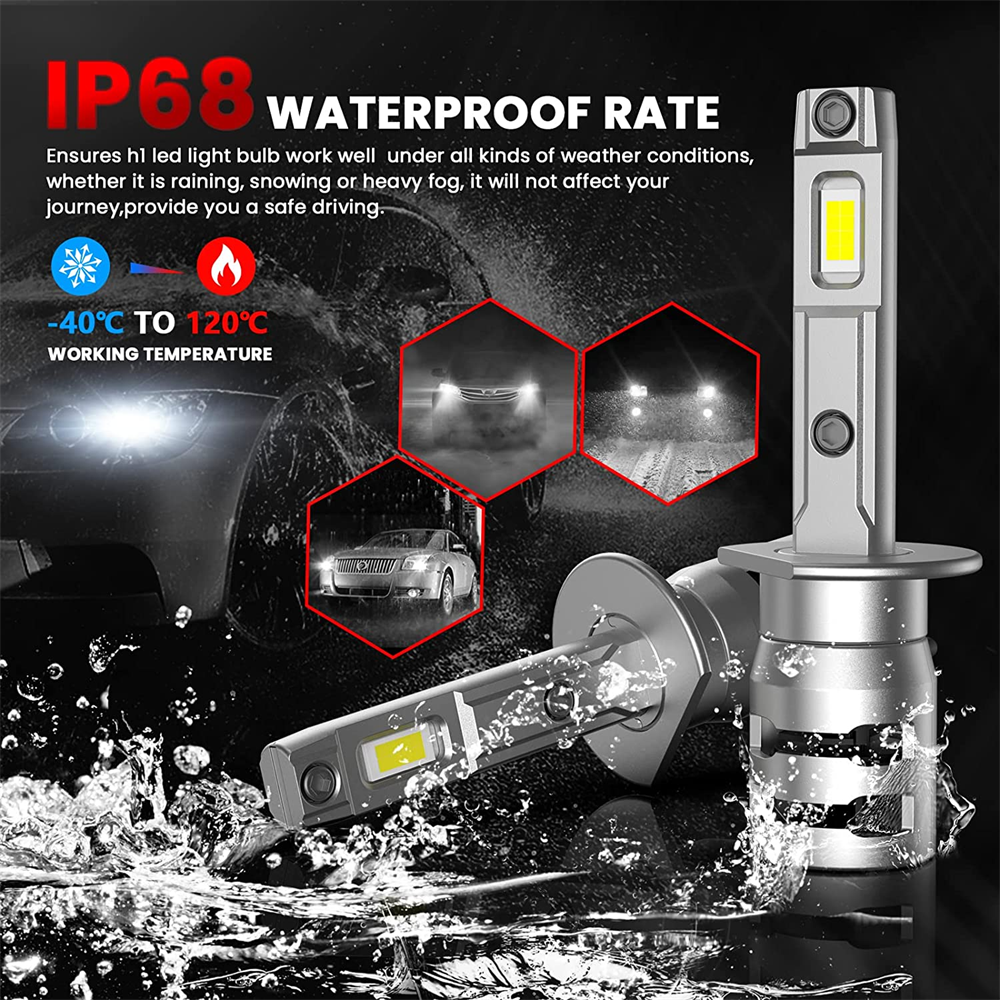 40W 8000LM CSP Led Headlamp H1 H7 H8 H4 H11 9005 9006 880 Car Led 12V Wireless Fog Lights LED Car Headlights H1 H3 H4 H7 H11