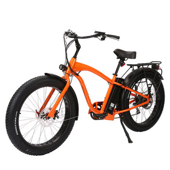 OEM ODM Samples Taking Support 26 Inch Fat Tire 7speed 48V 500W 750W Motor City Ebike Cruiser Beach Ebike  Retro Ebike