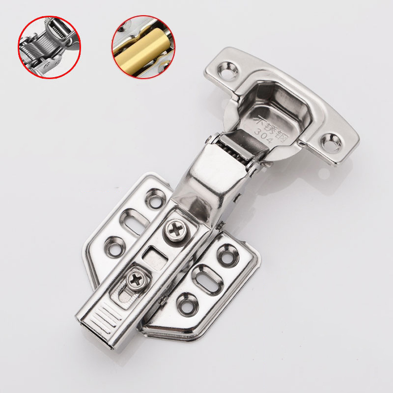 Jieyang Factory Wholesale Furniture Hardware Stainless Steel Soft Closing Hydraulic Cabinet Door hinge For Kitchen