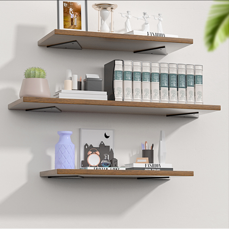 Factory Custom Heavy Duty Wall Mounted Triangle Invisible  Metal Floating Shelf Support For Wood