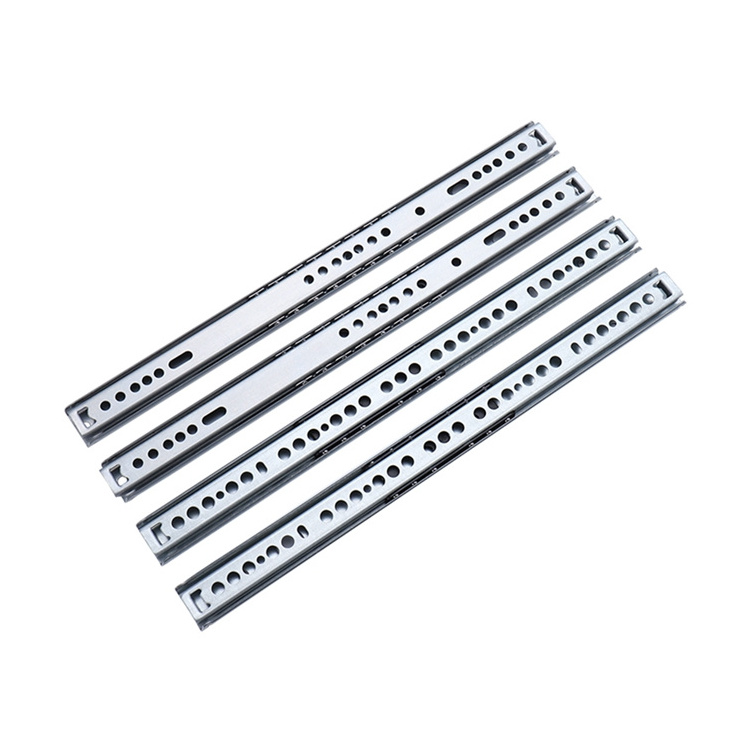 Fine Quality Side Mounted Zinc Galvanized Material Two Way Open Mini Ball Bearing Drawer Slides