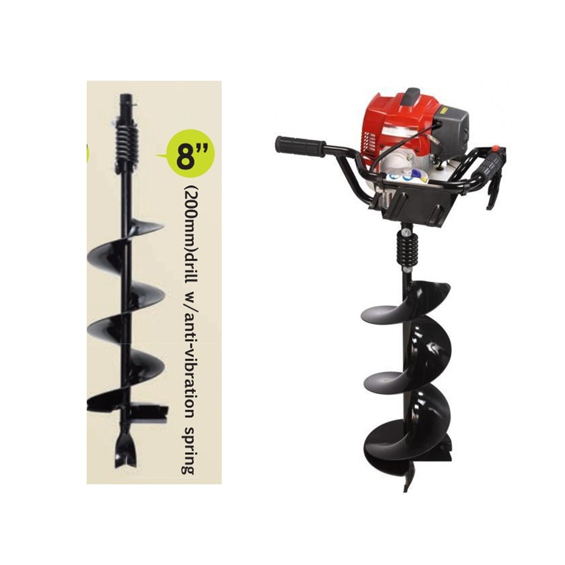 Heavy Duty Depth Excavator Universal Offset Scissor action Drill Earth Auger Post Hole Digger For Soil Digging