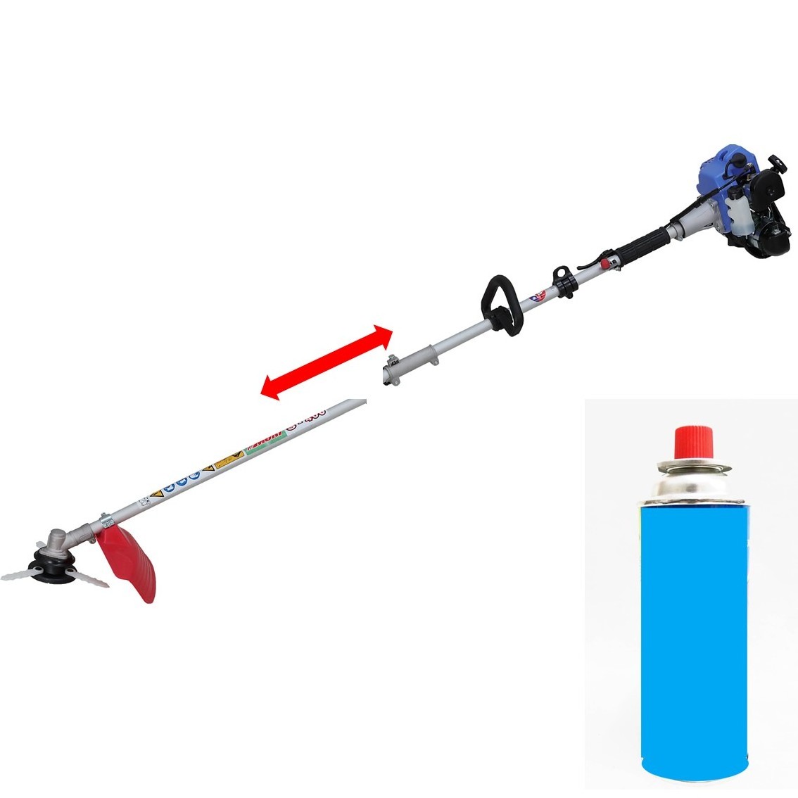 Multi Brush Cutter Multipurpose Gasoline Weed Wacker Grass Cutters Garden Power String Trimmer