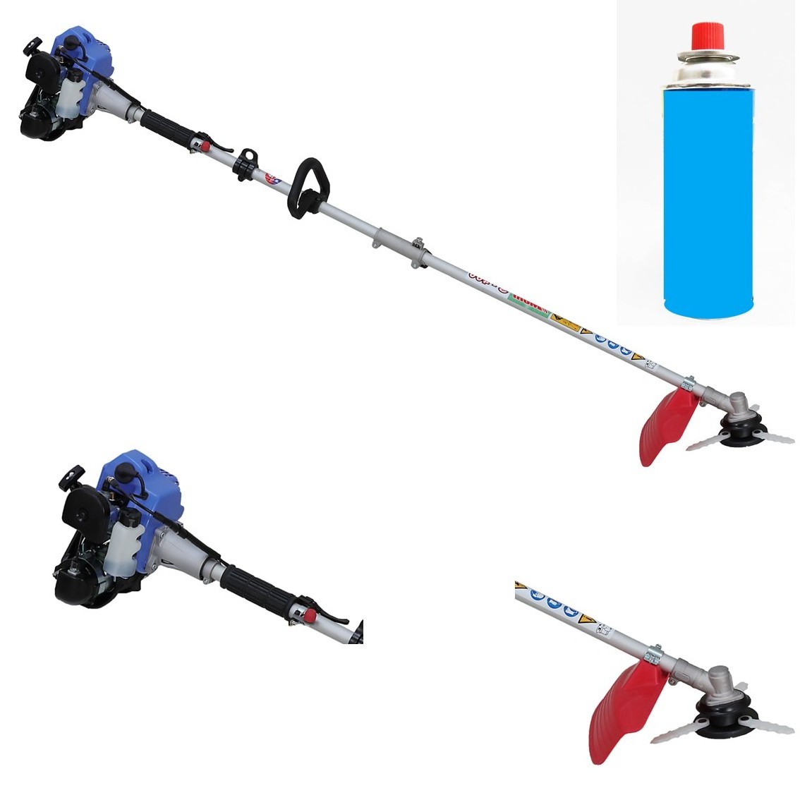 Multi Brush Cutter Multipurpose Gasoline Weed Wacker Grass Cutters Garden Power String Trimmer