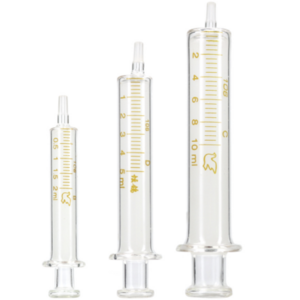 Glass push tube scale syringe all glass material essential oil essence dispensing tool