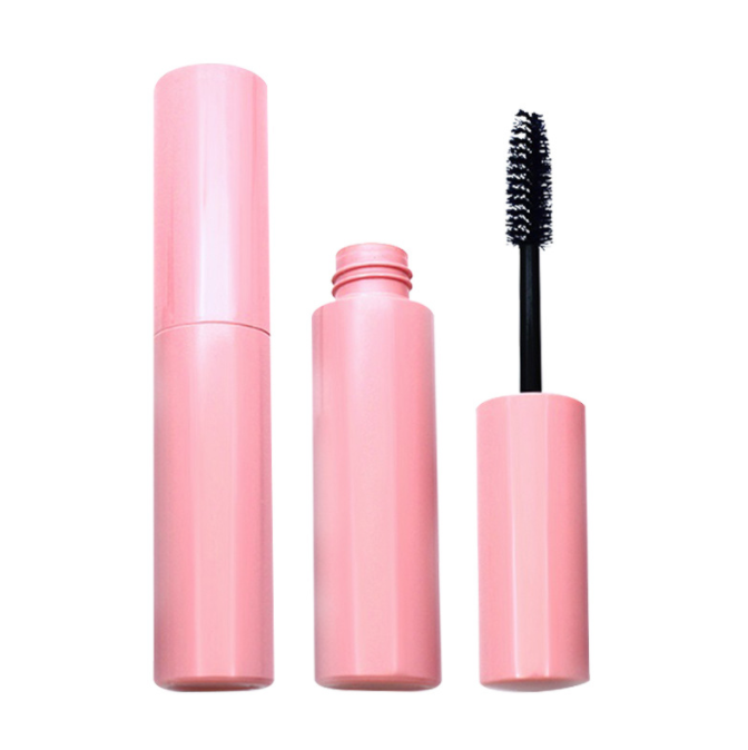 pink round mascara tube eyelash growth liquid empty bottle