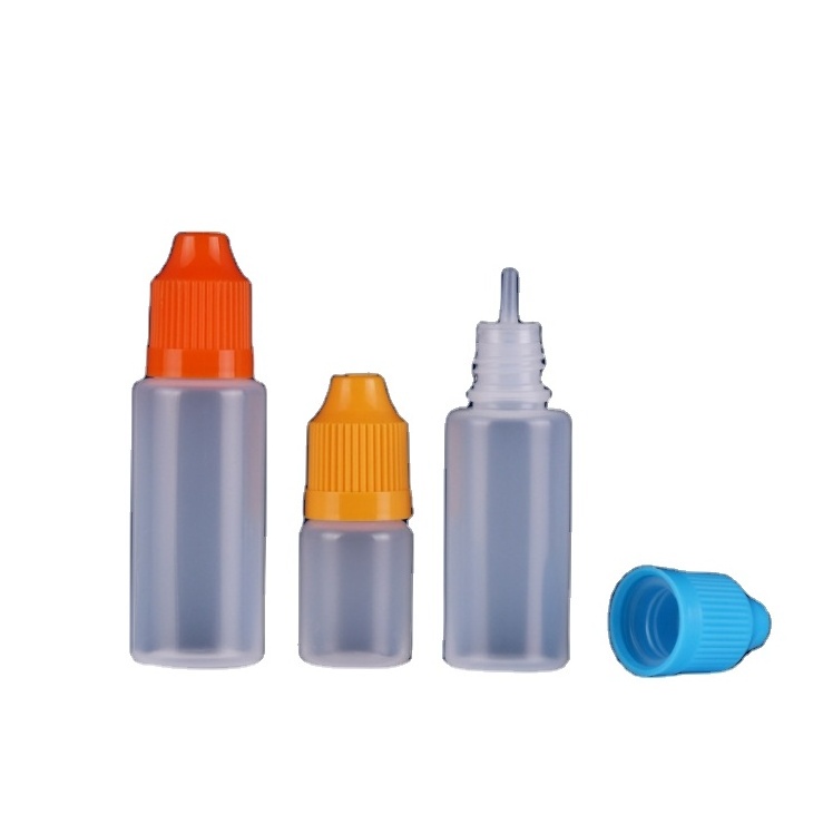 10ml glue pigment transparent bottle PET color essence pigment  aromatherapy in small bottles