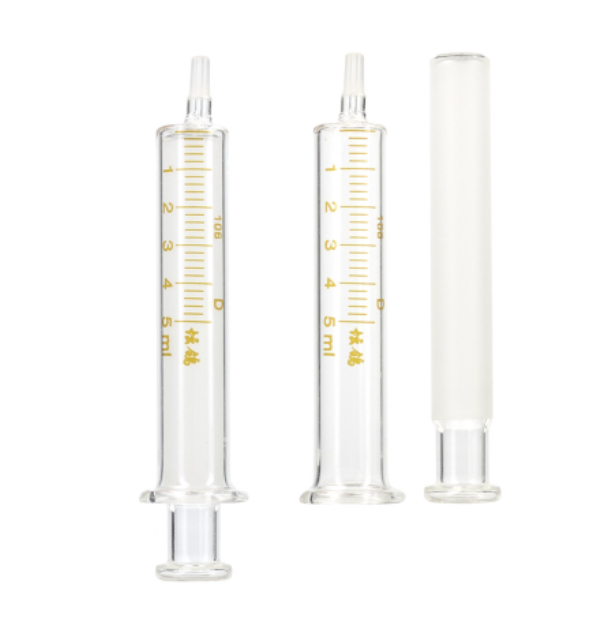 Glass push tube scale syringe all glass material essential oil essence dispensing tool