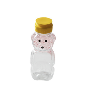 240ML Cute bear animal shape juice milk plastic pet honey bottle