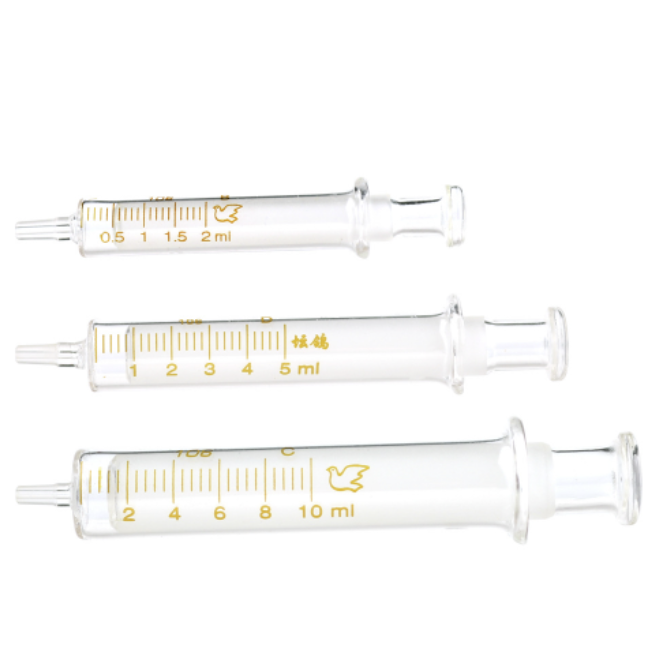 Glass push tube scale syringe all glass material essential oil essence dispensing tool