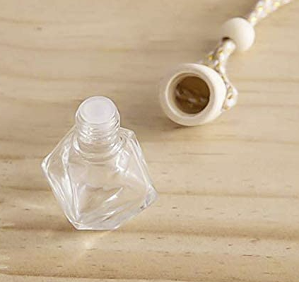 Car Perfume Bottle Pendant Diamond Bottle Glass Empty Car Diamond Perfume Bottle