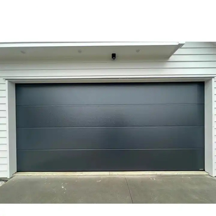 Modern Customized Sectional Finger Protection European Style Overhead Garage Door Galvanized Steel PPGI