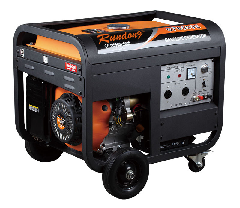 Electric Household Small General Generators Air Cooled 5kw Gasoline Generator