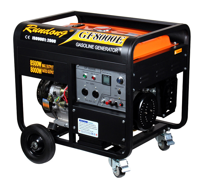 Electric Household Small General Generators Air Cooled 5kw Gasoline Generator