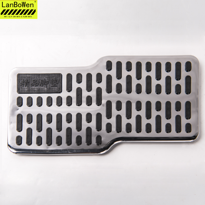 car mat accessories of stainless silicon  anti slip 13cm 16cm 18cm heel pad for car foot mat car floor mats