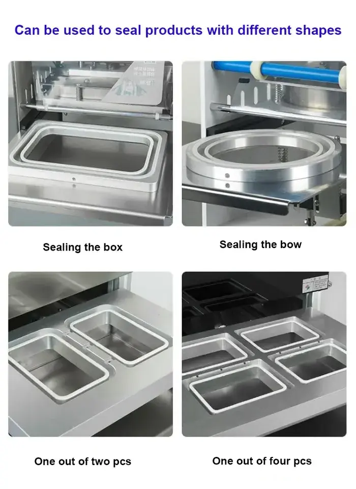 automatic in line vacuum gas flushing table packing vegetable lsalad arge packing tray map sealer sealing machine