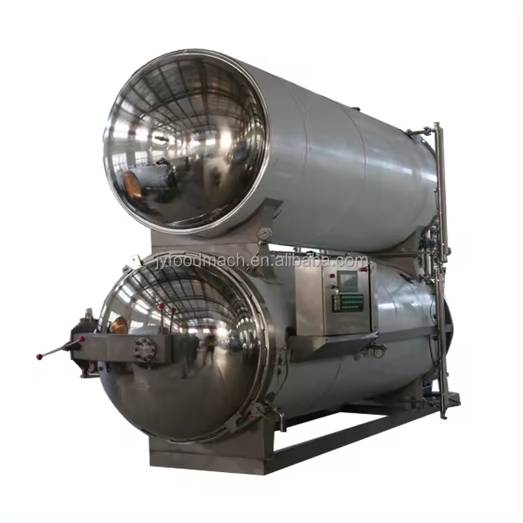 Hot sale stainless steel industrial unit sterilizing machine pilot reactor sterilizer food retort lab horizontal lab retort