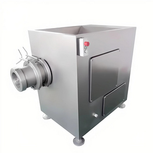 wholesale 3 hp universal electric mechanical parts block frozen slicing pork mince meat grinder for butcher with mixer hopper