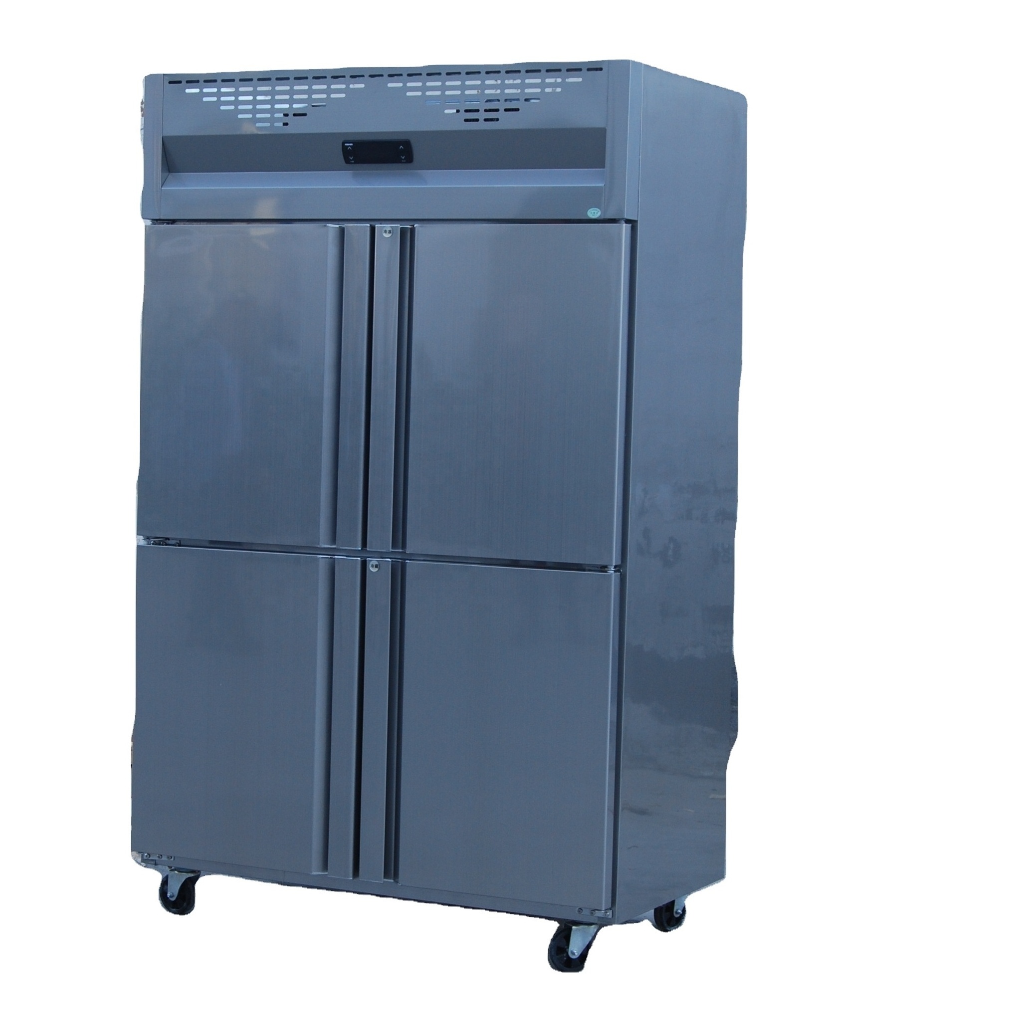 Vertical 1000l Industrial Stainless Steel Double Temperature Refrigeration Equipment