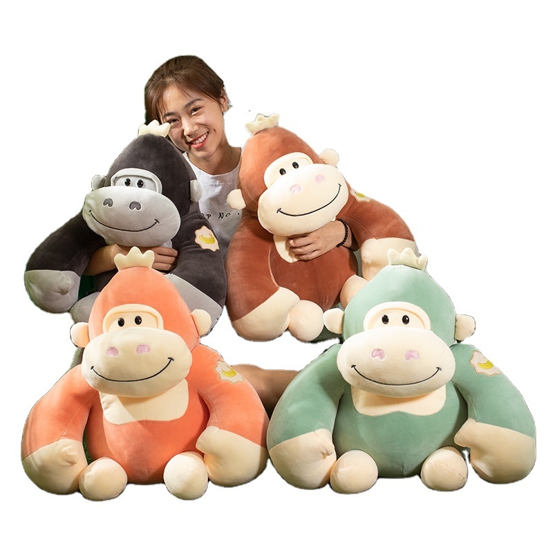 Huge size cartoon Big mouth monkey plush toy the plush doll stuffed pillow for children playmates toy