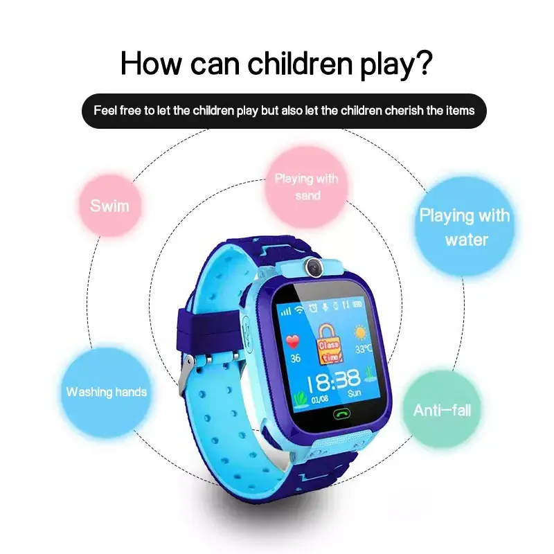 Top Kids smart watch Phone call Anti-Lost LBS tracking Smart Bracelet 2G gps wrist watch for kids sleep monitor fitness tracker