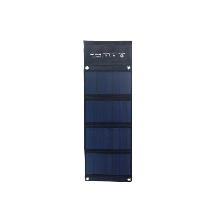 Custom Solar Foldable Panels 6v/28w Efficiency Sunpower Foldable Solar Panel Charger with 1*usb to Micro Usb Cable