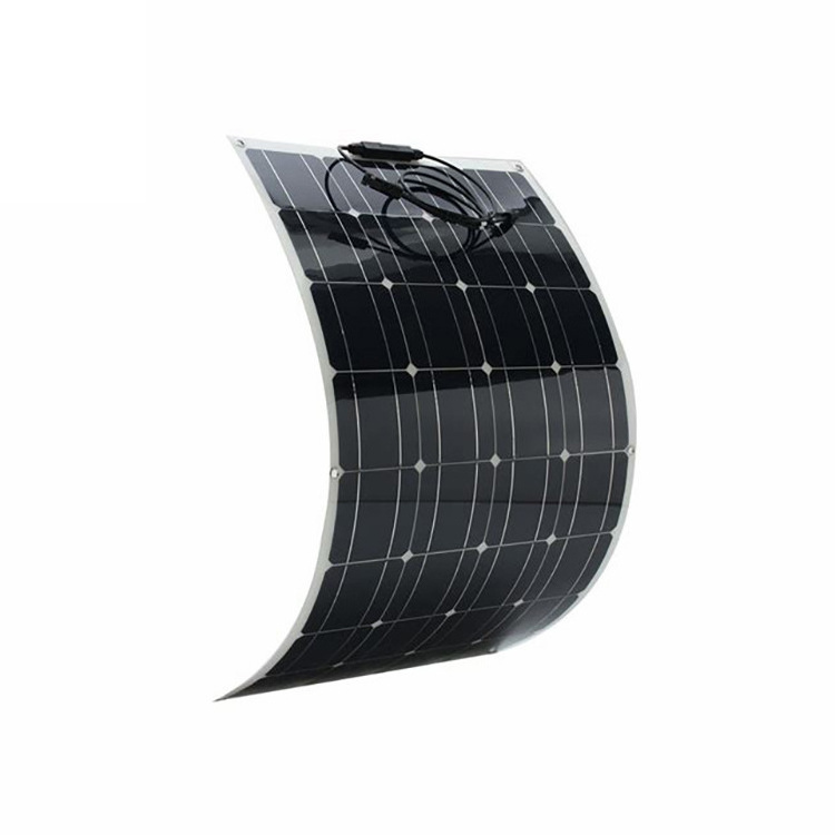 Hot Sale Polycrystalline Silicon Photovoltaic Cell Panel Solar High Efficiency Waterproof Custom Mono 100w Flexible Solar Panel