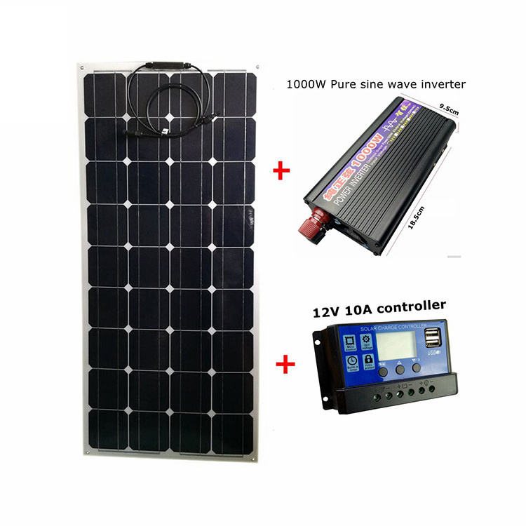 Hot Sale Polycrystalline Silicon Photovoltaic Cell Panel Solar High Efficiency Waterproof Custom Mono 100w Flexible Solar Panel