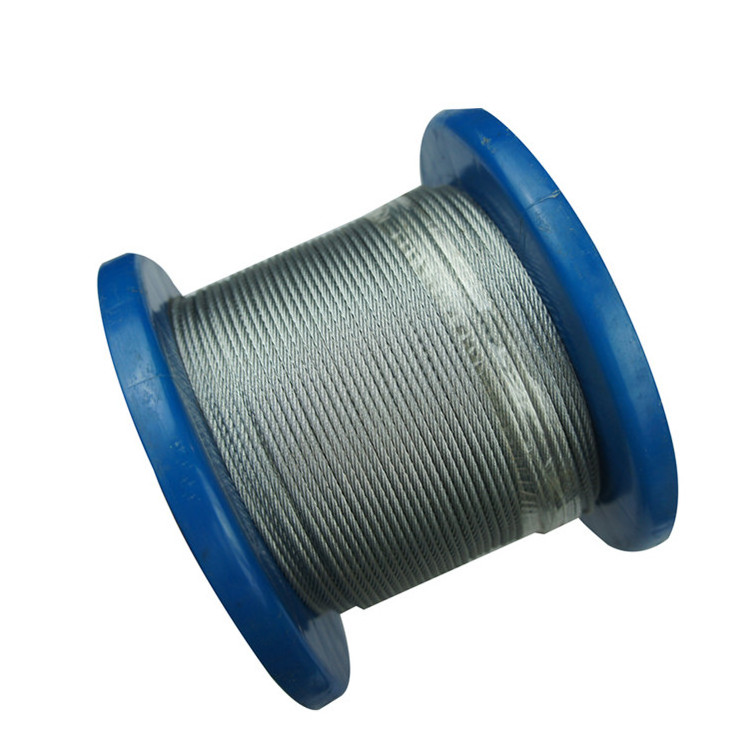 8X7+1X19 1.5mm/1.8mm High Fatigue Galvanized Steel Wire Rope for Auto Window Regulator