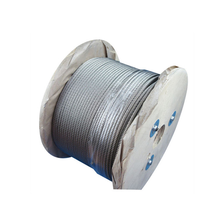 1.5mm/1.8mm High Fatigue Galvanized Steel Wire Rope for Car Window Regulator