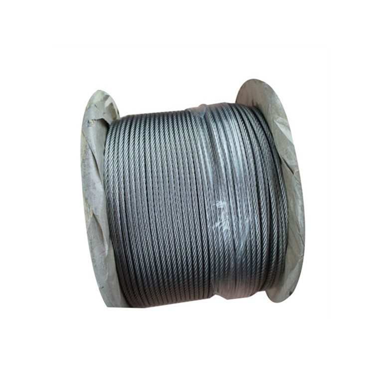 6mm 7x19 Stainless Steel Wire Rope 316 Marine Grade Stainless Steel Cable